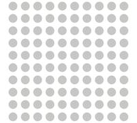 cyclingcolors 100x Cache vis adhésif Autocollant diamètre 14 mm Protection Bouchon Trou obturateur Meuble Table Chaise Maison, Gris Clair