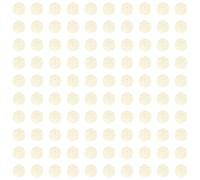 cyclingcolors 100x Cache vis adhésif Autocollant diamètre 14 mm Protection Bouchon Trou obturateur Meuble Table Chaise Maison, Textile Beige