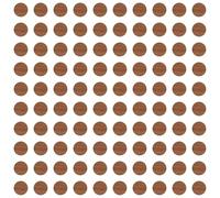 cyclingcolors 100x Cache vis adhésif Autocollant diamètre 14 mm Protection Bouchon Trou obturateur Meuble Table Chaise Maison, Chêne Cognac