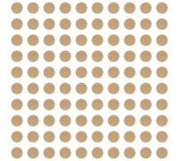 cyclingcolors 100x Cache vis adhésif Autocollant diamètre 14 mm Protection Bouchon Trou obturateur Meuble Table Chaise Maison, Chêne Pierre