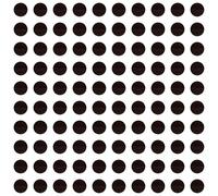 cyclingcolors 100x Cache vis adhésif Autocollant diamètre 14 mm Protection Bouchon Trou obturateur Meuble Table Chaise Maison, Wengé