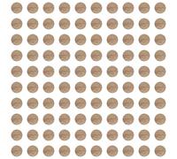 cyclingcolors 100x Cache vis adhésif Autocollant diamètre 14 mm Protection Bouchon Trou obturateur Meuble Table Chaise Maison, Chêne Sonoma 2