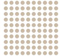cyclingcolors 100x Cache vis adhésif Autocollant diamètre 14 mm Protection Bouchon Trou obturateur Meuble Table Chaise Maison, Hêtre Clair