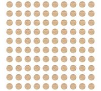 cyclingcolors 100x Cache vis adhésif Autocollant diamètre 14 mm Protection Bouchon Trou obturateur Meuble Table Chaise Maison, Chêne Nagano