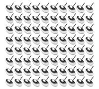 cyclingcolors 100x clous tapissier 11mm chromé argenté décoratif ameublement canapé fauteuil lit chaise rénovation, finition nickel