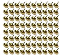 cyclingcolors 100x clous tapissier 11mm doré or décoratif ameublement canapé fauteuil lit chaise rénovation, finition laiton