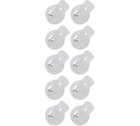 cyclingcolors 10x arrêt de Cordon Bloque Fermoir Attache bloqueur Embout Corde Lacet Fil Camping vêtement Sac mercerie, Transparent