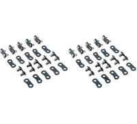 cyclingcolors 10x Attache Rapide maillon de jonction Pas 0,325 inch épaisseur Plaque intérieure 1,6mm pour chaîne de tronçonneuse Raccordement Connecteur Entraînement Mâle Femelle Universel (Lot de 2)