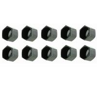 cyclingcolors 10x cache écrou noir hexagonal plastique capuchon protection, M6 x 10mm