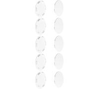 cyclingcolors 10x cache trou bouchon plastique 5mm à 35mm capuchon protection vis blanc noir gris marron meuble table chaise mur (Øtrou 35mm/Blanc RAL 9010)