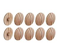 cyclingcolors 10x Cache vis bois naturel 18mm pour raccord boitier d'assemblage rastex excentrique minifix 15, Pin