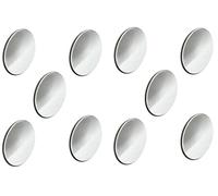 cyclingcolors 10x Cache vis chromé adhésif Autocollant argenté 13mm Bouchon Trou Meuble Table Chaise Cuisine Salle de Bain Toilette