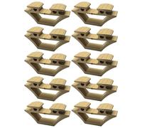 cyclingcolors 10x Curseur de Latte 25 x 8 mm Guide fermetté variateur Poussoir réglage dureté sommier Lombaire, Beige