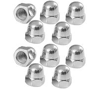 cyclingcolors 10x Ecrou Borgne Hexagonal type Haut Acier Inoxydable A2 DIN 1587 Ecrous Borgnes pour Vis Boulons Contre Écrous à filetage Métrique, M6