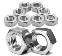 cyclingcolors 10x Ecrou Hexagonal Acier Inoxydable A2 DIN 934 ISO 4032 Ecrous Hexagonaux pour Vis Boulons Contre Écrous à filetage Métrique, M20