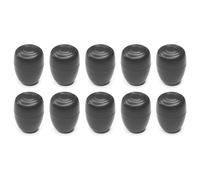 cyclingcolors 10x Embout Enveloppant extérieur Rond Bouchon Noir renforcé Base élargie Pied de Chaise Table Patin Meuble Assise Protection Tube, 6mm