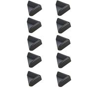 cyclingcolors 10x Embout Pied Plastique étagère Patin Guide Angle Protection Tube profilé Coin (A = 25mm)