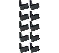 cyclingcolors 10x Embout Pied Plastique étagère Patin Guide Angle Protection Tube profilé Coin (A = 40mm)