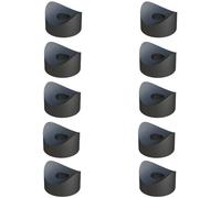 cyclingcolors 10x entretoise plastique concave simple cale tube axe rondelle support, D = 17 d = 6 L = 5