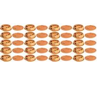 cyclingcolors 10x Ferrure d'assemblage beige avec cache en plastique idéal caravane bateaux vans camping-cars camions aménagés Connecteur Fixation Meuble Cuisine, capuchon rond beige RAL 1011