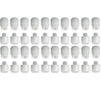 cyclingcolors 10x ferrure d'assemblage démontable à pression à enfoncer pour profondeur de perçage 15/10mm meuble bois placard étagère (Lot de 2)