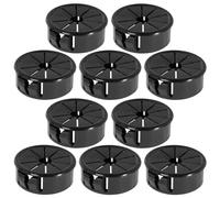 cyclingcolors 10x passe câble bureau table fil encastrable cordon prise ordinateur écran accessoire ameublement, diamètre 34.9mm