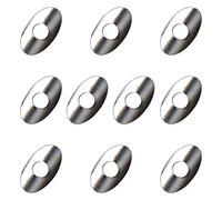 cyclingcolors 10x RONDELLE DE Rayon Roue Vélo 13G 14G Ovale Rénovation Jante Cycle VTT Route (14G (2mm))