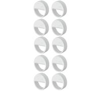 cyclingcolors 10x support de cadre attache tableau ferrure plastique 20mm bois à percer meuble crochet assemblage accroche