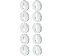 cyclingcolors 10x support de cadre attache tableau ferrure plastique 30mm bois à percer meuble crochet trou assemblage accroche trou serrure clé