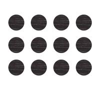 cyclingcolors 12x Cache vis adhésif autocollant diamètre 40mm protection bouchon trou obturateur meuble table chaise maison, Chêne anthracite