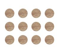 cyclingcolors 12x Cache vis adhésif autocollant diamètre 40mm protection bouchon trou obturateur meuble table chaise maison, Chêne sonoma 2