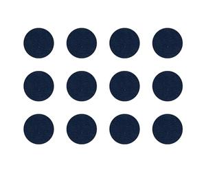 cyclingcolors 12x Cache vis adhésif autocollant diamètre 40mm protection bouchon trou obturateur meuble table chaise maison, Bleu foncé