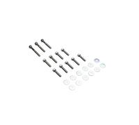 cyclingcolors 12x vis de carter en acier 6x25/40/45 pour moto scooter mobylette compatible avec MBK 50 BOOSTER/YAMAHA 50 BWS chromé