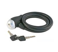 cyclingcolors 1x antivol vélo, diamètre 12mm x longueur 1200mm, fermeture à clé, protection silicone