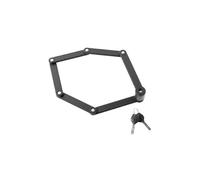 cyclingcolors 1x antivol vélo, diamètre 20mm x longueur 840mm, fermeture à clé, pliable, type charpentier, fixation sur cadre