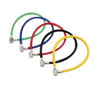 cyclingcolors 1x antivol vélo, diamètre 5mm x longueur 600mm, fermeture à code, couleur aléatoire