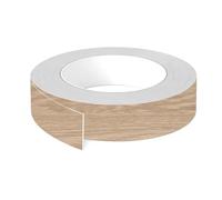 cyclingcolors 1x Bande de chant ABS sans colle 23 mm x 5 m épaisseur 0,8 mm facile à appliquer bricolage étagère meuble panneau plan de travail bois stratifié, Chêne Baronia clair
