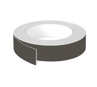 cyclingcolors 1x Bande de chant ABS sans colle 43 mm x 5 m épaisseur 0,8 mm facile à appliquer bricolage étagère meuble panneau plan de travail bois stratifié, Brun taupe mat