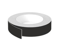 cyclingcolors 1x Bande de chant ABS sans colle 43 mm x 5 m épaisseur 0,8 mm facile à appliquer bricolage étagère meuble panneau plan de travail bois stratifié, Noir Soft mat