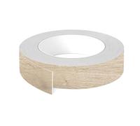 cyclingcolors 1x Bande de chant ABS sans colle 43 mm x 5 m épaisseur 0,8 mm facile à appliquer bricolage étagère meuble panneau plan de travail bois stratifié, Chêne Halifax blanc