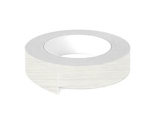 cyclingcolors 1x Bande de chant ABS sans colle 43 mm x 5 m épaisseur 0,8 mm facile à appliquer bricolage étagère meuble panneau plan de travail bois stratifié, Fineline blanc