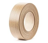 cyclingcolors 1x Bande de Chant Thermocollant 21mm x 5m Epaisseur 0,50mm Mélaminé Facile à Appliquer Bricolage Étagère Meuble Panneau Bois Durable, hêtre