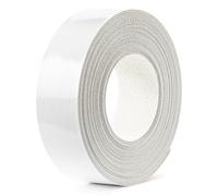 cyclingcolors 1x Bande de Chant Thermocollant 21mm x 5m Epaisseur 0,50mm Mélaminé Facile à Appliquer Bricolage Étagère Meuble Panneau Bois Durable, blanc brillant