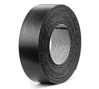 cyclingcolors 1x Bande de Chant Thermocollant 21mm x 5m Epaisseur 0,50mm Mélaminé Facile à Appliquer Bricolage Étagère Meuble Panneau Bois Durable, noir