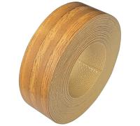 cyclingcolors 1x Bande de Chant Thermocollant 21mm x 5m Epaisseur 0,50mm Mélaminé Facile à Appliquer Bricolage Étagère Meuble Panneau Bois Durable, noyer