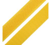 cyclingcolors 1x Bande rouleau de scratch 20 mm 25 mètre polyamide auto-agrippant organisateur serre câble ruban sac vêtement attache sangle, moutarde