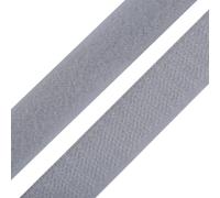 cyclingcolors 1x Bande rouleau de scratch 20 mm 25 mètre polyamide auto-agrippant organisateur serre câble ruban sac vêtement attache sangle, gris clair