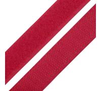 cyclingcolors 1x Bande rouleau de scratch 20 mm 25 mètre polyamide auto-agrippant organisateur serre câble ruban sac vêtement attache sangle, rouge fraise