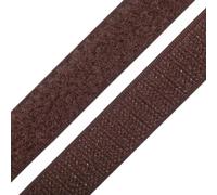 cyclingcolors 1x Bande rouleau de scratch 20 mm 25 mètre polyamide auto-agrippant organisateur serre câble ruban sac vêtement attache sangle, marron