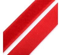 cyclingcolors 1x Bande rouleau de scratch 20 mm 25 mètre polyamide auto-agrippant organisateur serre câble ruban sac vêtement attache sangle, rouge